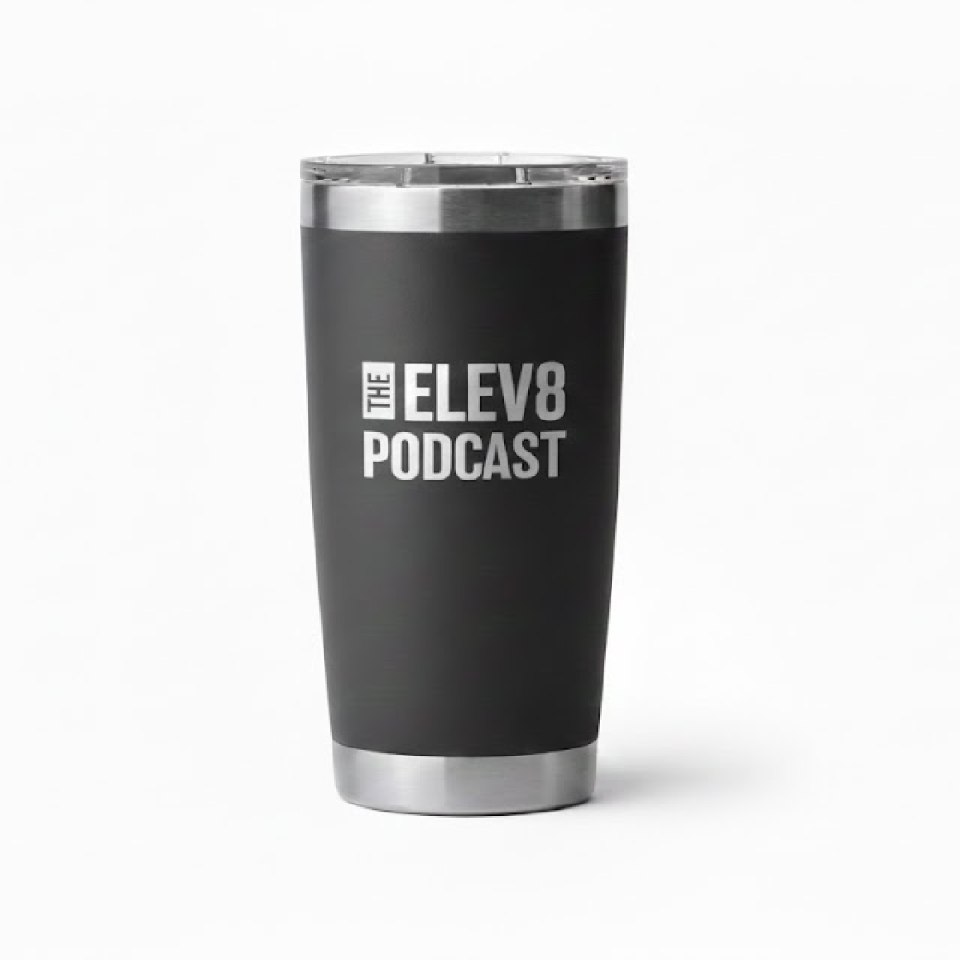 Elev8 Podcast Milestone Tumbler