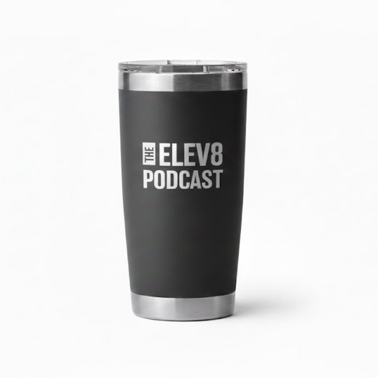 Elev8 Podcast Milestone Tumbler
